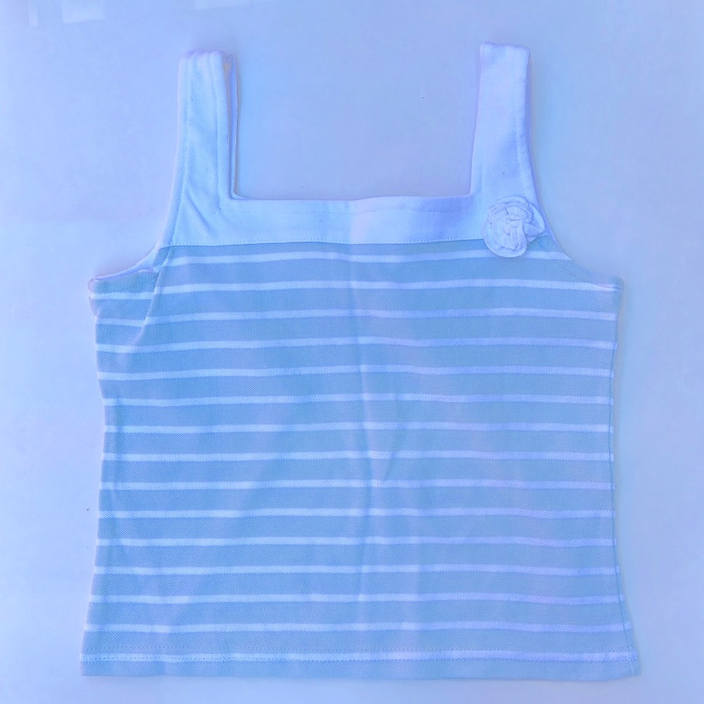 JACADI girls 12 yo sleeveless stripe top